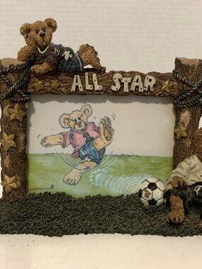 Boyds Bears 1993 Rocky All Star 4X6 Photo Frame Sports